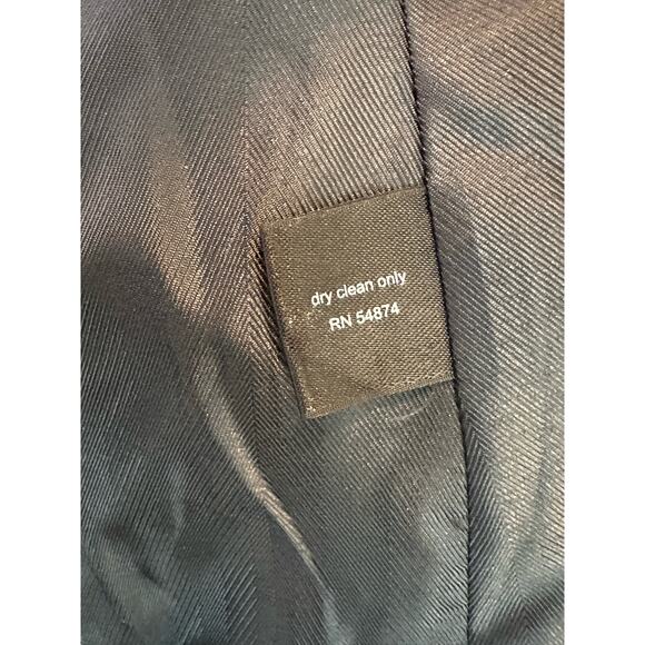 The Limited black pinstriped long sleeves 2 buttoned lined blazer size 0 - Picture 7 of 12